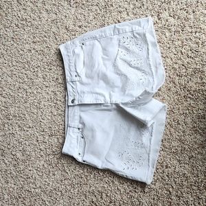 Verona Jean Shorts - white